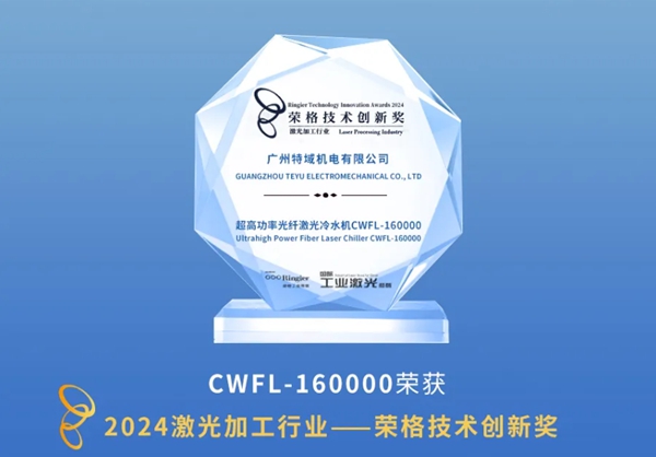 CWFL-160000榮獲2024激光加工行業(yè)——榮格技術(shù)創(chuàng)新獎